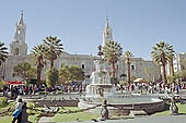 Arequipa, Plaza de Armas with the Cathedral